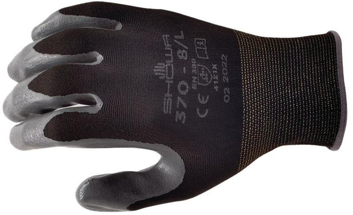 Image du produit Showa Gants 370-Nbr Nitrile noir Ce-2 Taille (L)