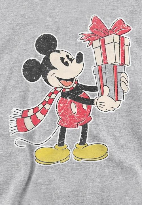 Produktbild Disney Kapuzenpullover meliert weihnachtliches Design (152, 158)