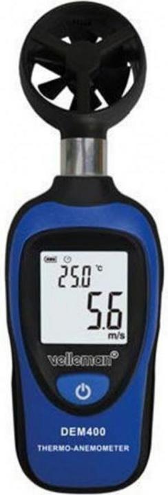 Actual product image Velleman DEM400 Handheld anemometer
