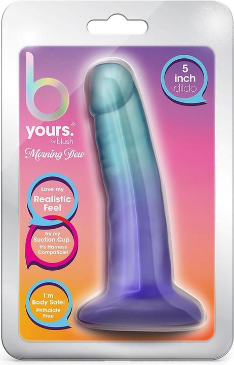 Image du produit Blush B Yours Morning Dew Dildo 14 cm Indigo