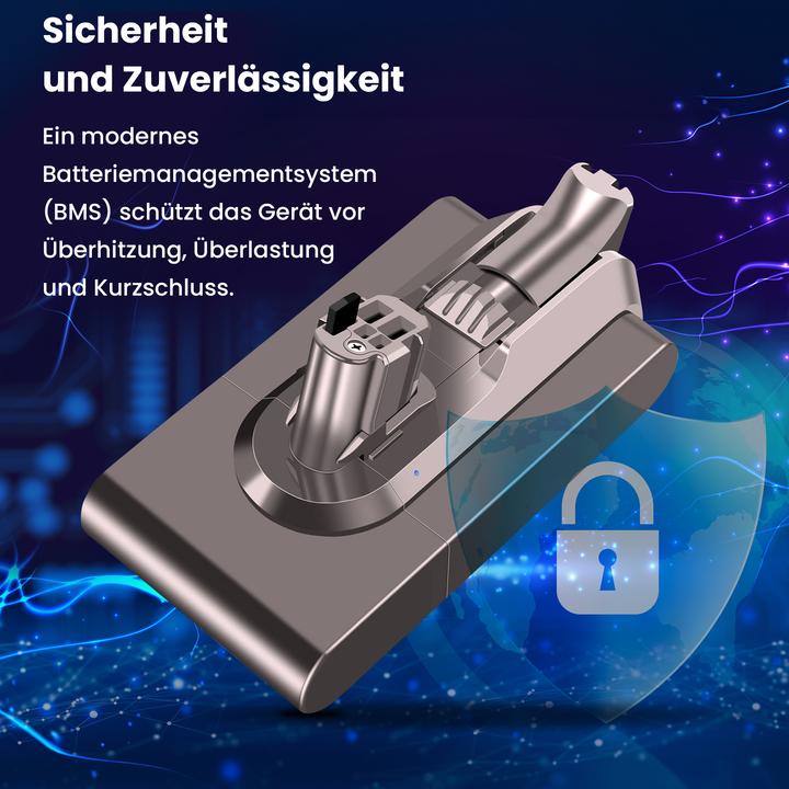 Image du produit Extralink Batterie Akkumulator für Staubsauger Dyson V11 (Click type) 25.2V 3000mAh