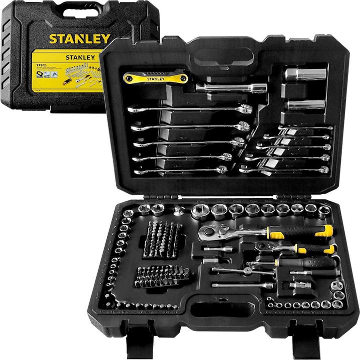 Produktbild Stanley 1-17-380 Steckschlüssel-Satz, 8-teilig, 4-19 mm