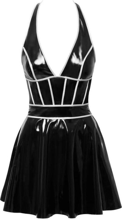 Actual product image Black Level Lacquer dress (XL)