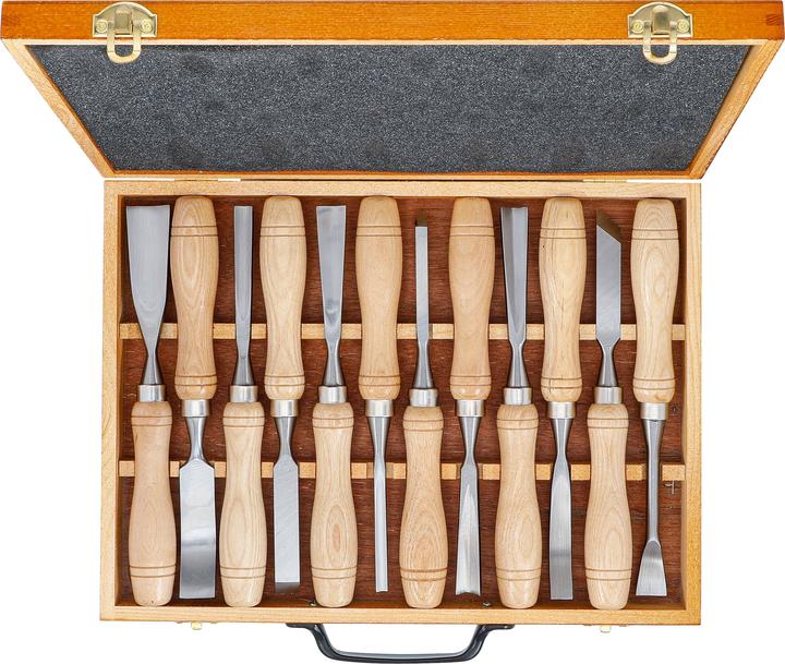 Image du produit BGS Jeu de ciseaux à bois 12 pièces (12 mm)