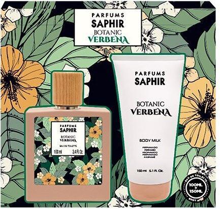 Produktbild Saphir Botanic Of Verbena Edt Spray 100 ml + Body 150 ml Sets
