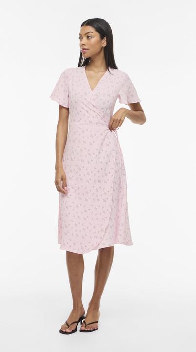 Produktbild Vila VILOVIE Kurzärmeliges Kleid mit V-Ausschnitt (36)