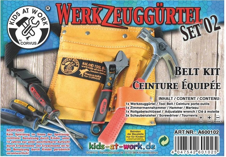 Productafbeelding Corvus Toys Gereedschapsset (7 onderdelen)