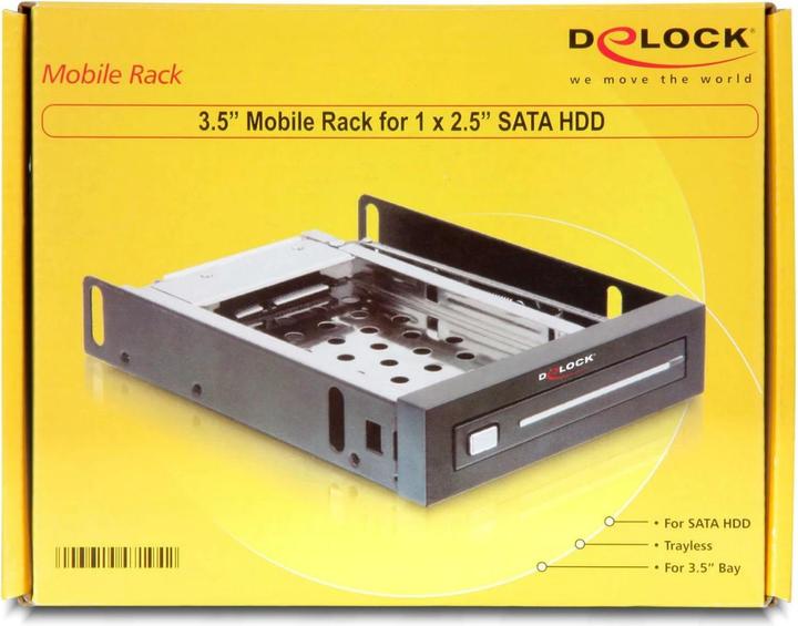 Produktbild Delock Wechselrahmen für 1 x 2.5"HDD/SDD