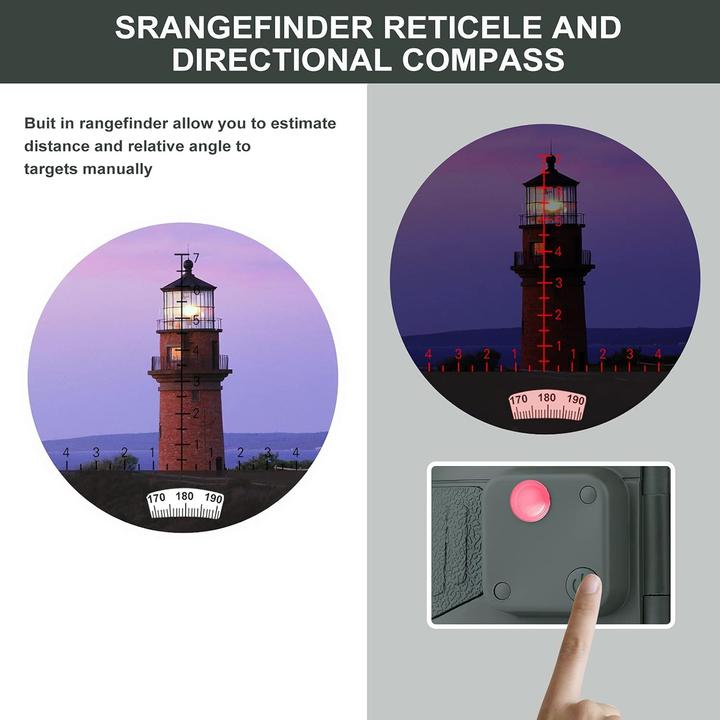 Produktbild Neylang Marine Fernglas mit Kompass & Entfernungsmesser (10x, 50 mm)