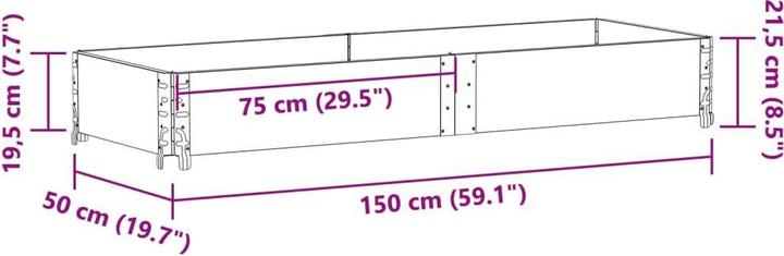 Produktbild vidaXL Pflanzkübel