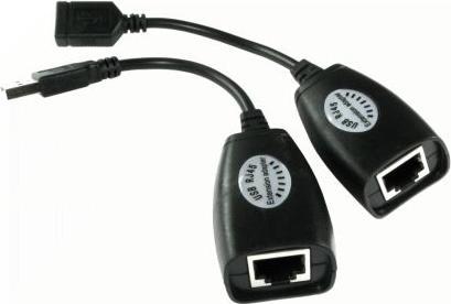 Image du produit RS PRO Répéteur USB,, 1 ports, 50m CATx (50 m, USB 1.1)
