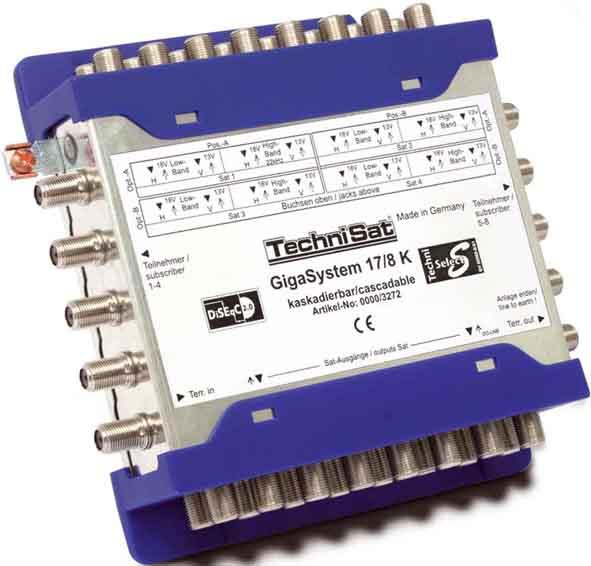 Actual product image TechniSat GigaSystem 17/8 K (Multi switch)