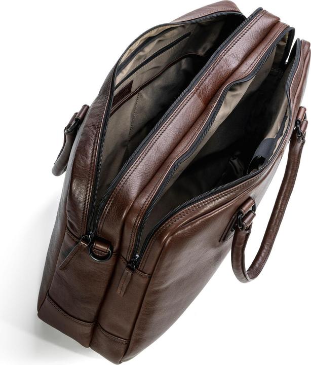 Actual product image Farmhood Memphis briefcase leather 42 cm laptop compartment (16.14")