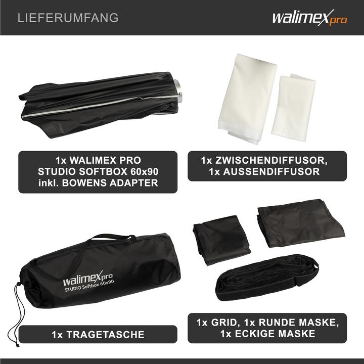 Image du produit Walimex pro Boîte à lumière Studio 60x90 (Boîte à lumière)