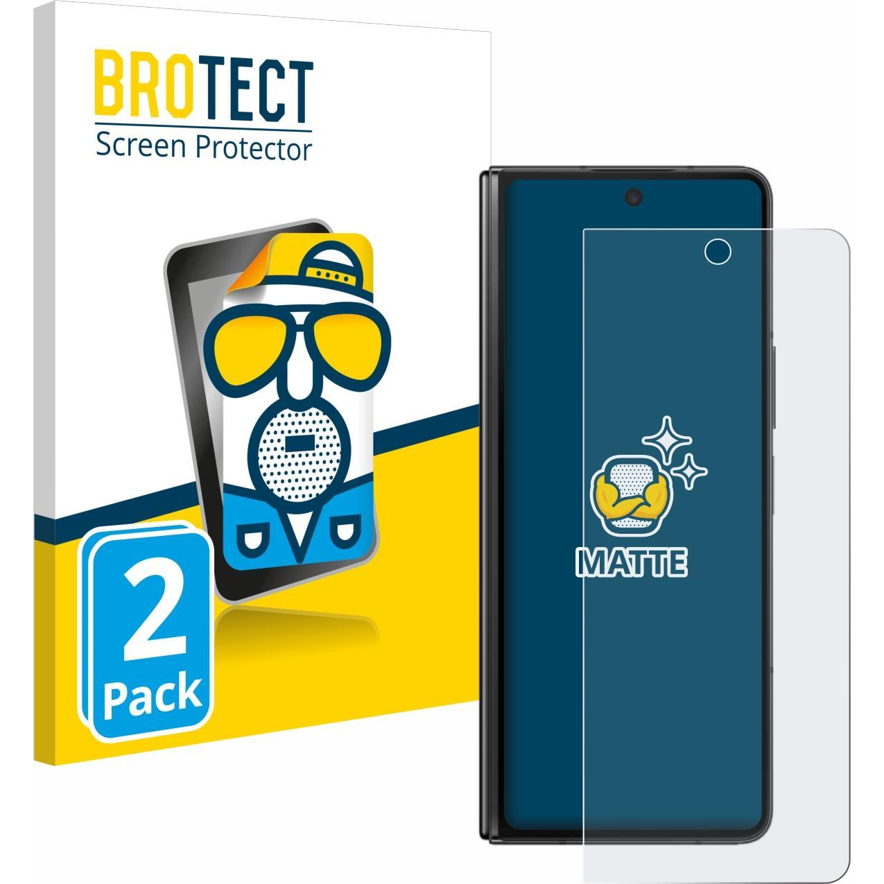 Thumbnail - BROTECT Entspiegelungs-Schutzfolie Displayschutz Matt (2 Stück, Samsung Galaxy S21), Smartphone Schutzfolie, Schwarz