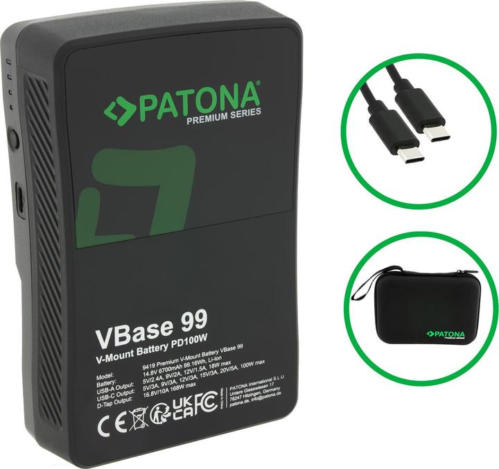 Produktbild Patona Premium VBase 99 (Kamera Akku)