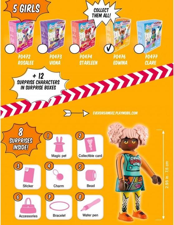 Produktbild Playmobil Edwina "Comic World" (70476, Playmobil EverDreamerz)