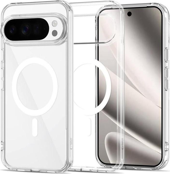 Produktbild Tech-Protect FlexAir Hybrid MagSafe Case für Google Pixel 10 Pro XL – Transparent (Google Pixel 10 Pro XL)