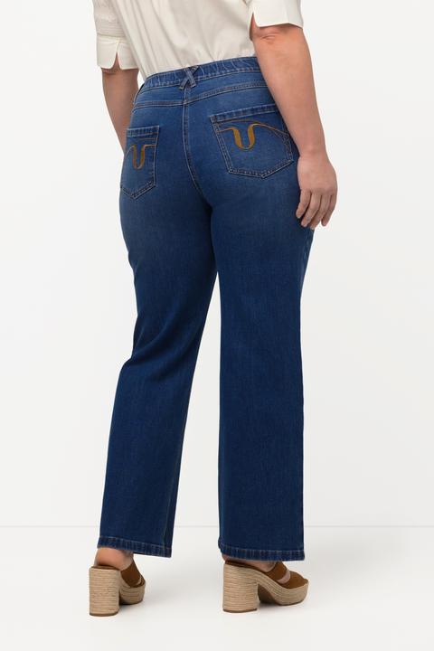 Produktbild Ulla Popken Marlenejeans Mary, weites Bein, Komfortbund (27)