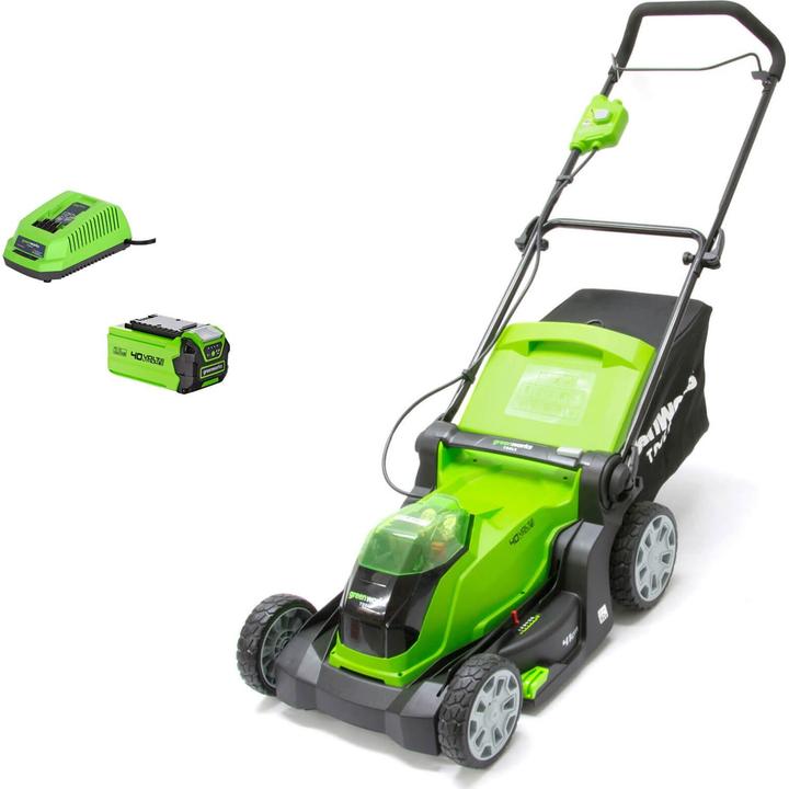 Greenworks G40LM41K2 40 V Accu Grasmaaier - Met Accu en Lader (Batteria)