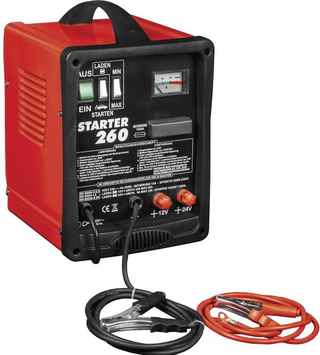 Helvi Rapid Starter 260 Batterielade- und Startgerät (12V, 24V)