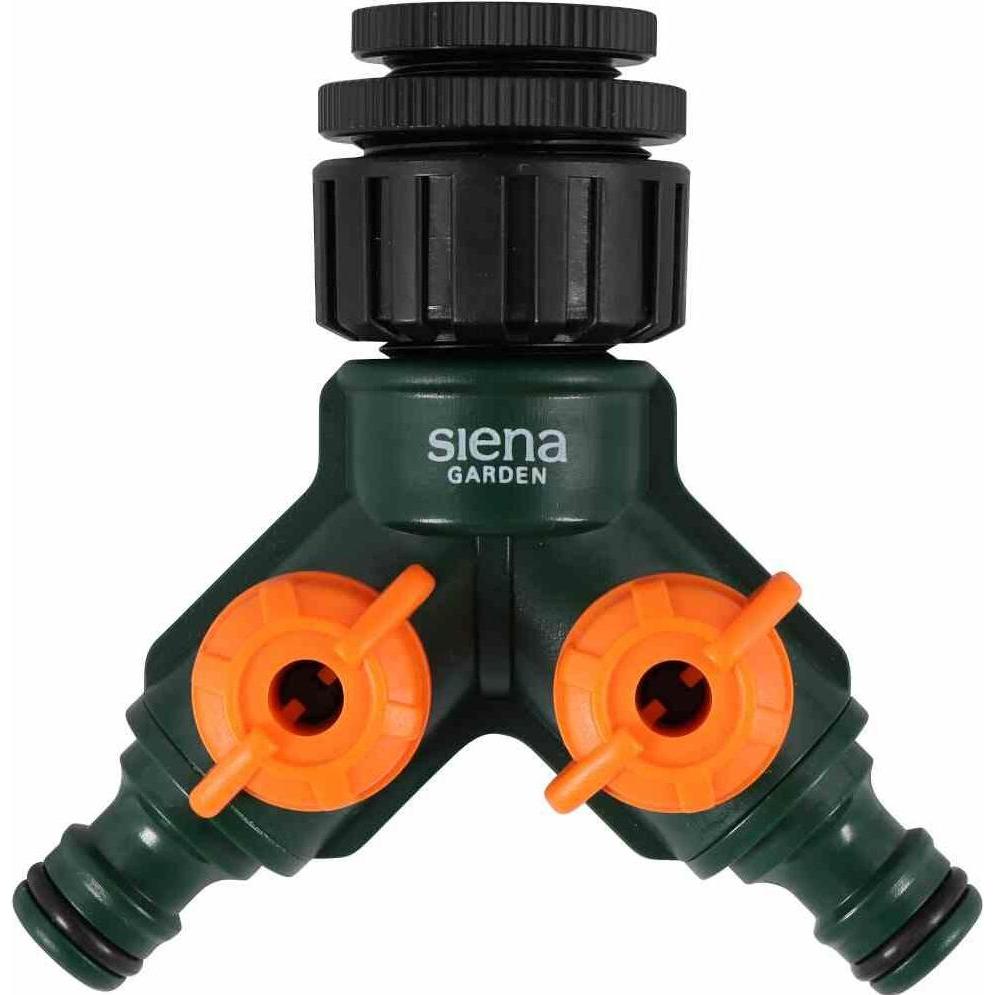 Siena Garden, Schlauchanschluss + Schlauchverbinder, 2-Wege-Verteiler (2 Wege Verteiler, 33.30 mm)