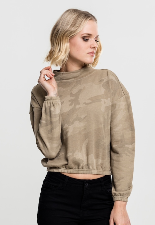 Actual product image Urban Classics Ladies Camo Turtleneck Crew (M)