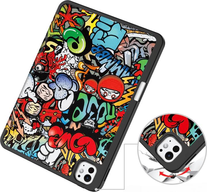Produktbild Cover-Discount iPad Pro 11 2024 / 2025 - Smart Case Pencil Halter Motiv (Apple iPad Pro 11 2024, Apple iPad Pro 11 2025)