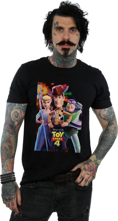 Produktbild Disney Toy Story 4 Buzz Woody And Bo Peep Poster TShirt (XL)