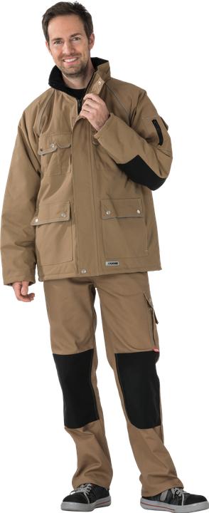 Image du produit Planam parka unisexe CANVAS 320 kaki, noir taille XL (XL)