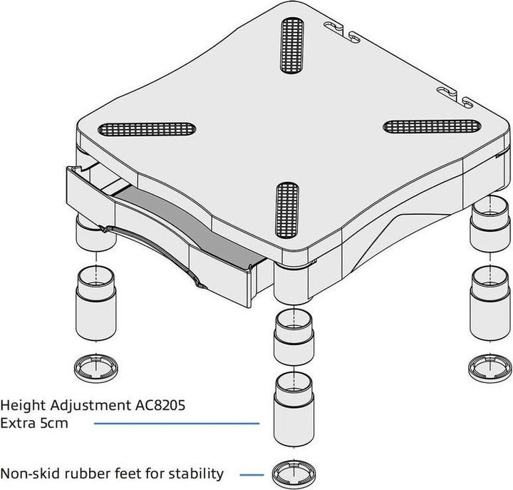 Produktbild ACT Additional feet (5cm) for AC8200