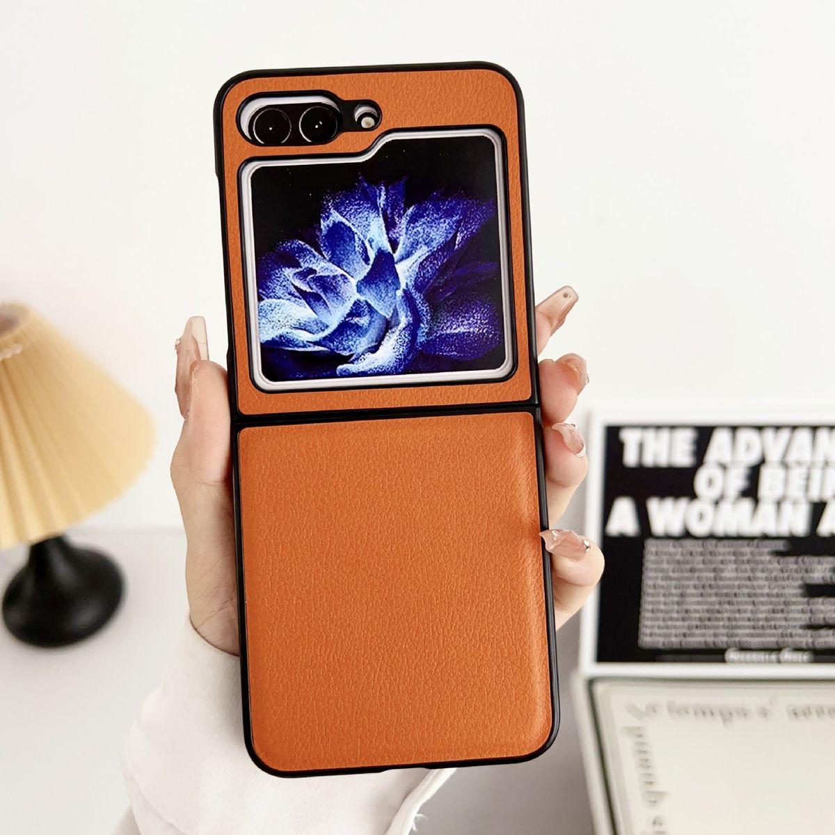 Thumbnail - König Design Hülle Handy Schutz für Samsung Galaxy Z Flip5 Case Cover Tasche Bumper Etuis Neu (Samsung Galaxy Z Flip5), ...
