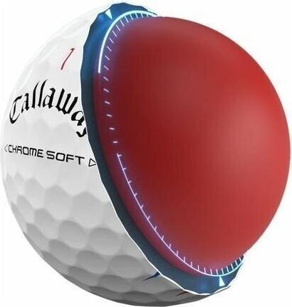 Actual product image Callaway Chrome Soft TripleTrack white (2024)