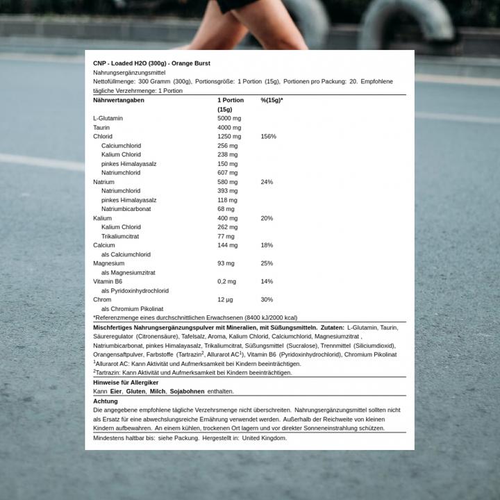 Actual product image CNP Loaded H2O (Orange Burst)
