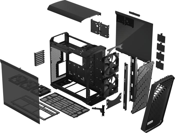 Produktbild Fractal Torrent Black TG Dark Tint (ATX, mATX, Mini-ITX, E-ATX, SSI EEB)