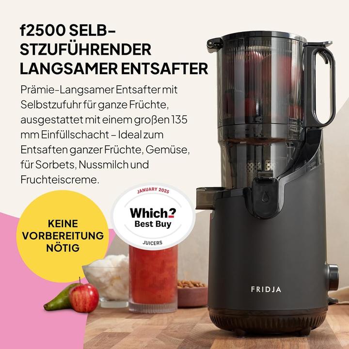 Actual product image Fridja Slow Juicer F2500
