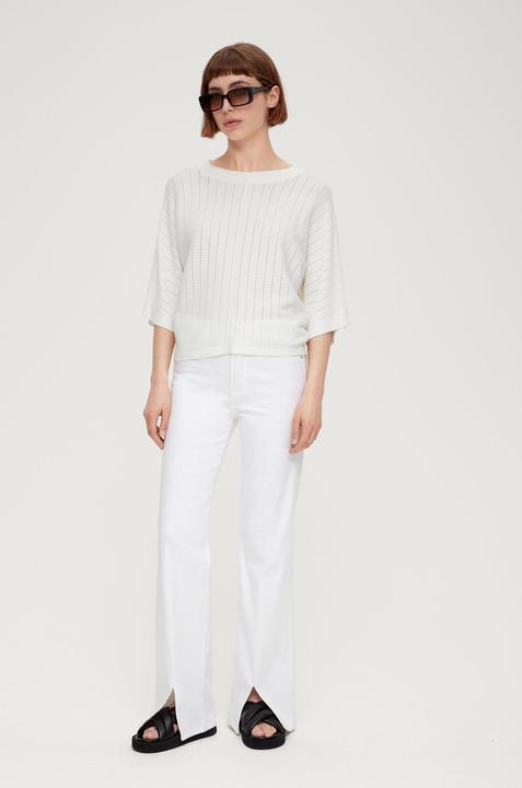 Actual product image s.Oliver Strickpullover Strickpullover mit Lochmuster (42)