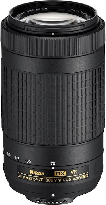 Nikon AF-P Nikkor 70-300mm f/4.5-6.3G ED DX VR (Nikon DX, APS-C / DX)
