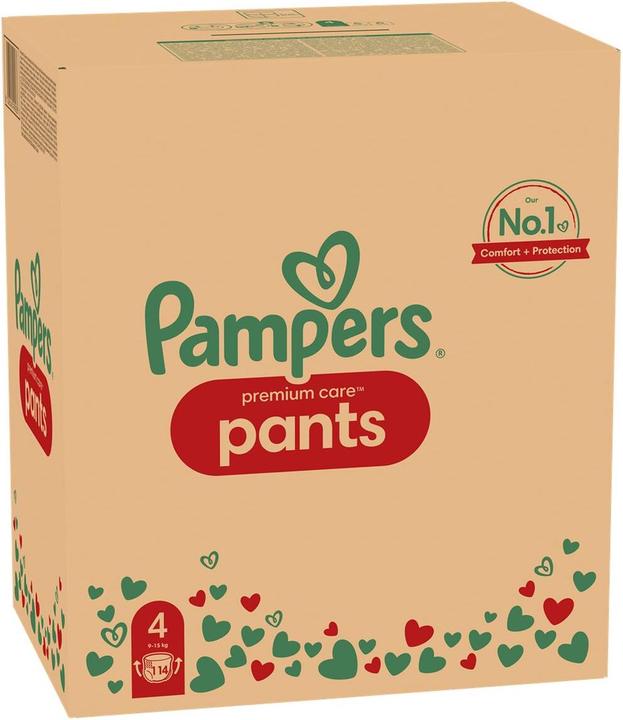 Actual product image Pampers Premium Care (Size 4, Monthly box, 114 pcs.)