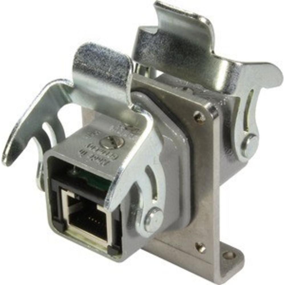 Harting Doppelkupplung RJ45 Buchse IP67 09452151107, Elektronikkabel + Stecker, Grau