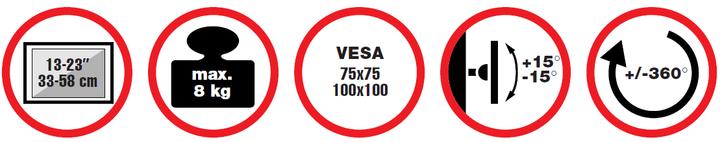 Produktbild Reflecta PLANO DeskStand 23-1010 Q (Tisch, 23", 8 kg)