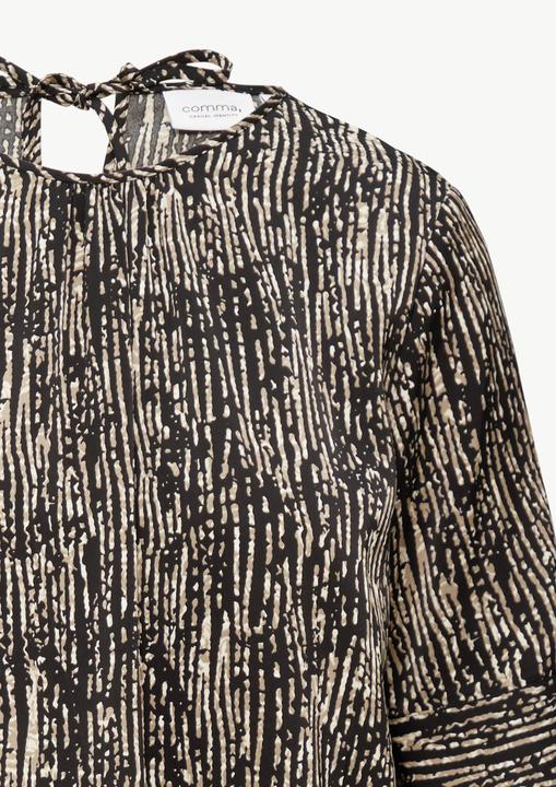 Actual product image Comma Bluse Bluse mit All-over-Print aus Satin (36)