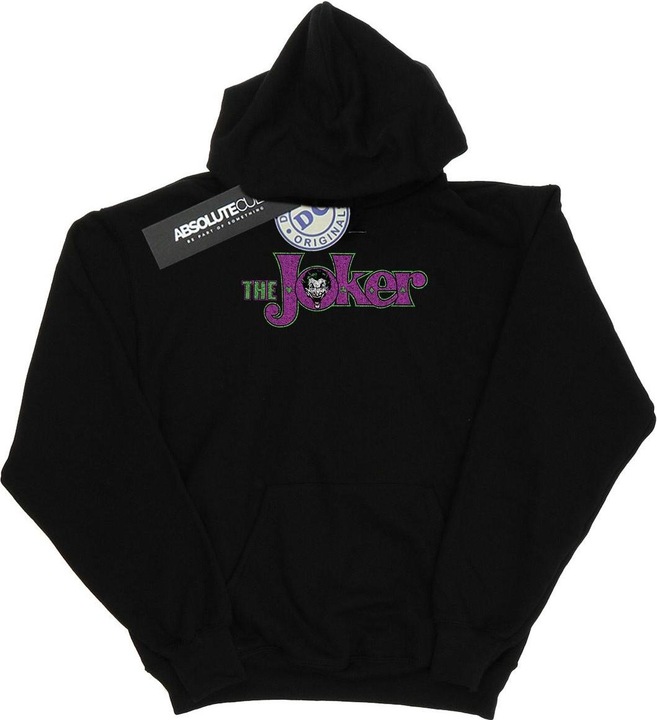 Image du produit - Sweat à capuche THE JOKER CRACKLE LOGO - Fille (116)