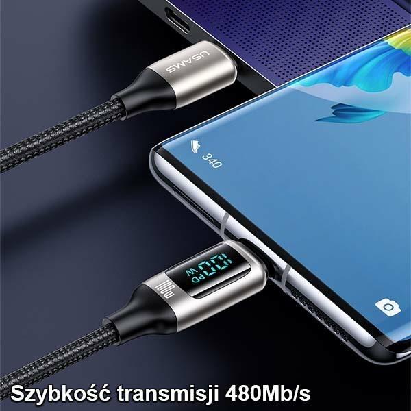 Actual product image Usams USB C – USB C (3 m)