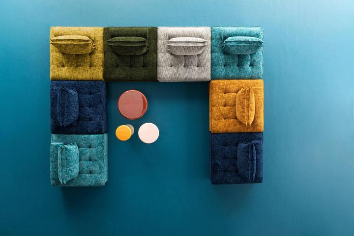 Produktbild Kare Design Sofa Element Portofino Blau