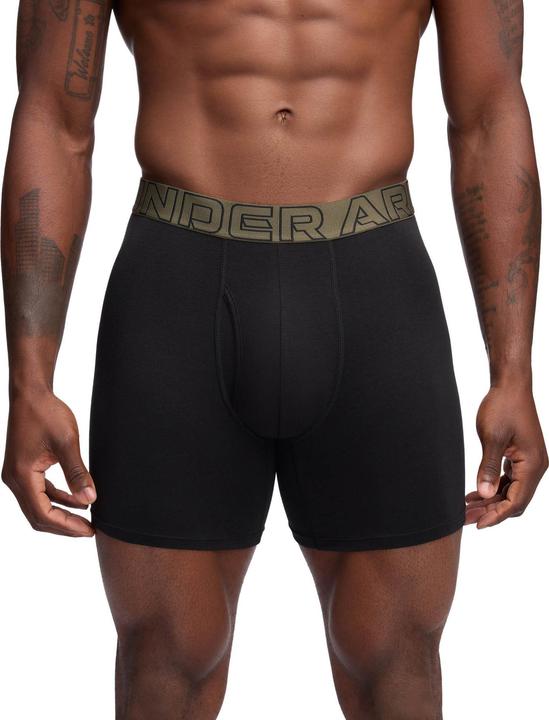 Produktbild Under Armour Ua Performance Cotton - Solid 6 In 3pk (3XL, 3er Pack)