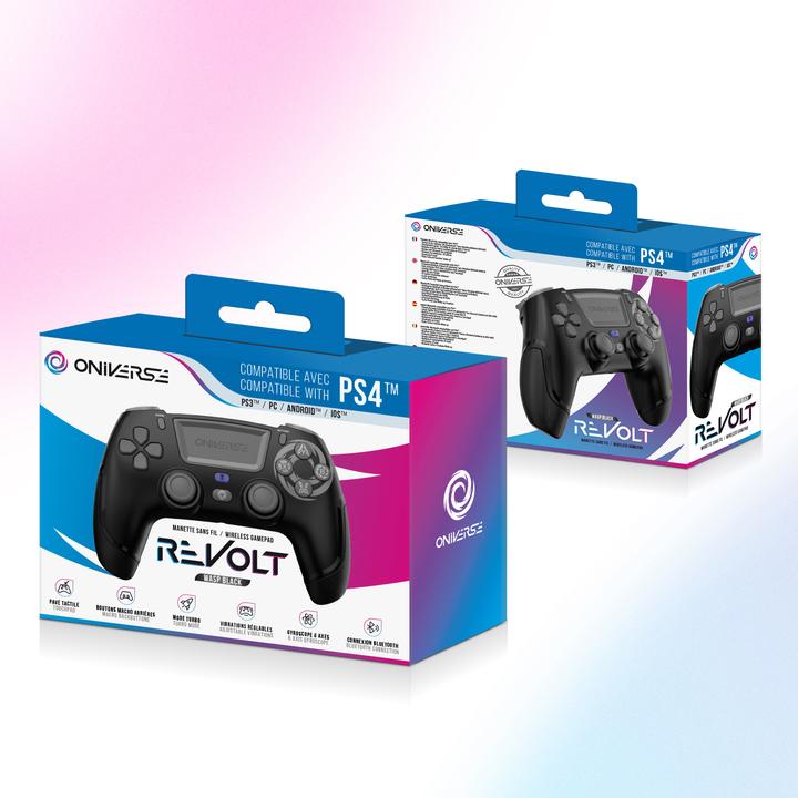 Image du produit Oniverse PS4 Wireless Revolt Bluetooth Controller Wasp - Noir (Android, iOS, PC, PS3, PS4)