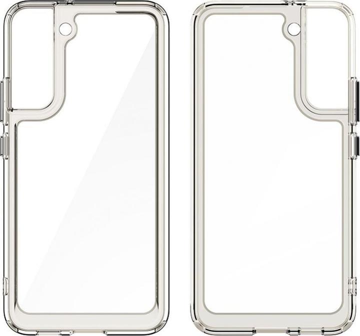 Actual product image Hurtel Outer Space Case Cover for Samsung Galaxy S22 + (S22 Plus) Hard Cover with Gel Frame Red (Samsung Galaxy S22+)