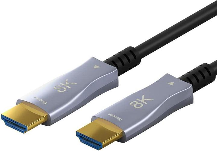 Image du produit Goobay Series 2.1 Optical Hybrid Ulra High-Speed HDMI™ Cable with Ethernet (AOC), 20 m, noir - Highges (20 m)
