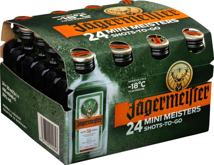 Jägermeister 35 Vol. % 24x2cl (24 x 2 cl)